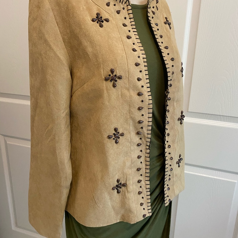 Suede Blazer Jacket - Picture 13 of 14